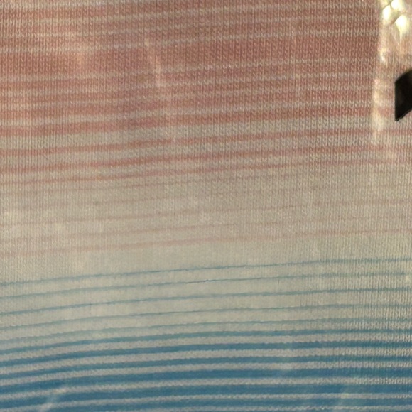 Lands End TWO NEW multi striped tops 2 x - Picture 6 of 8